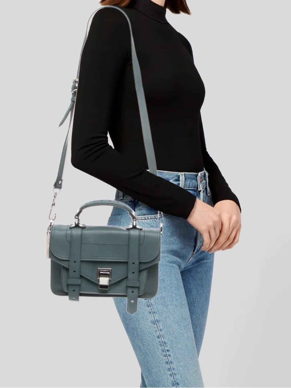 Proenza Schouler PS1 Crossbody Bag in Dusty Blue